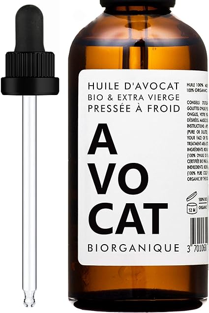 Aceite aguacate para masaje facial piel seca
