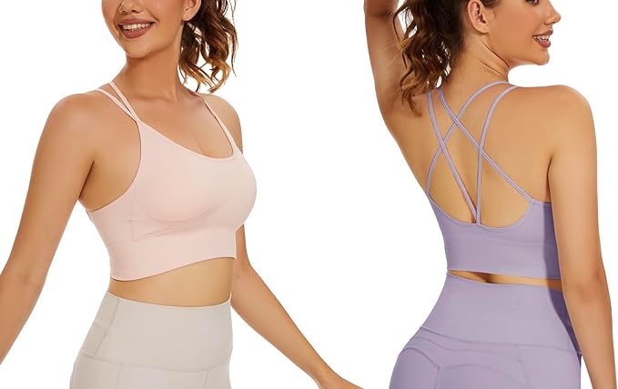 Sujetador deportivo para yoga de mujer